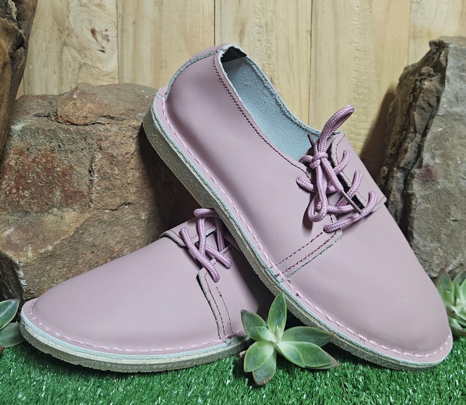 Side lace pink